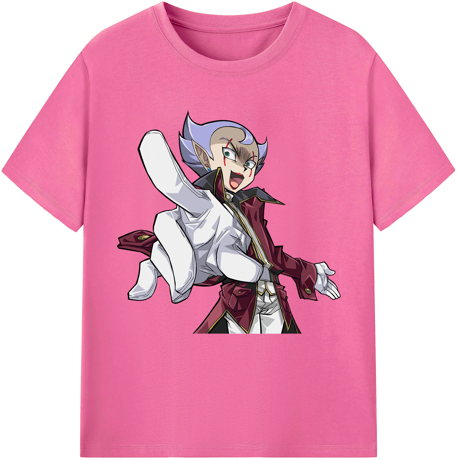 （画像用） 遊☆戯☆王 Yu-Gi-Oh! レディースカジュアルプリントTシャツ（綿100％）